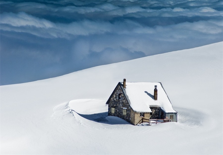 唯美人文，雪域小屋.jpg